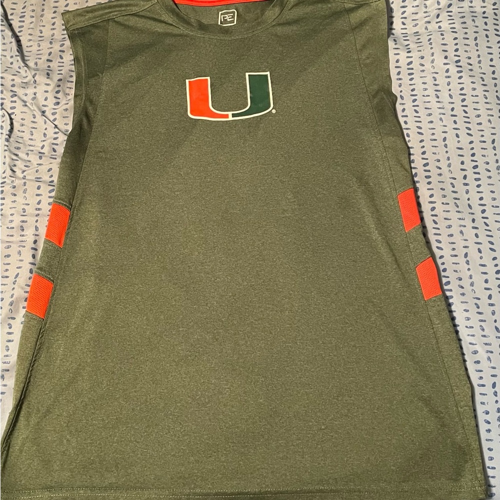 Miami Hurricanes Tank Size L